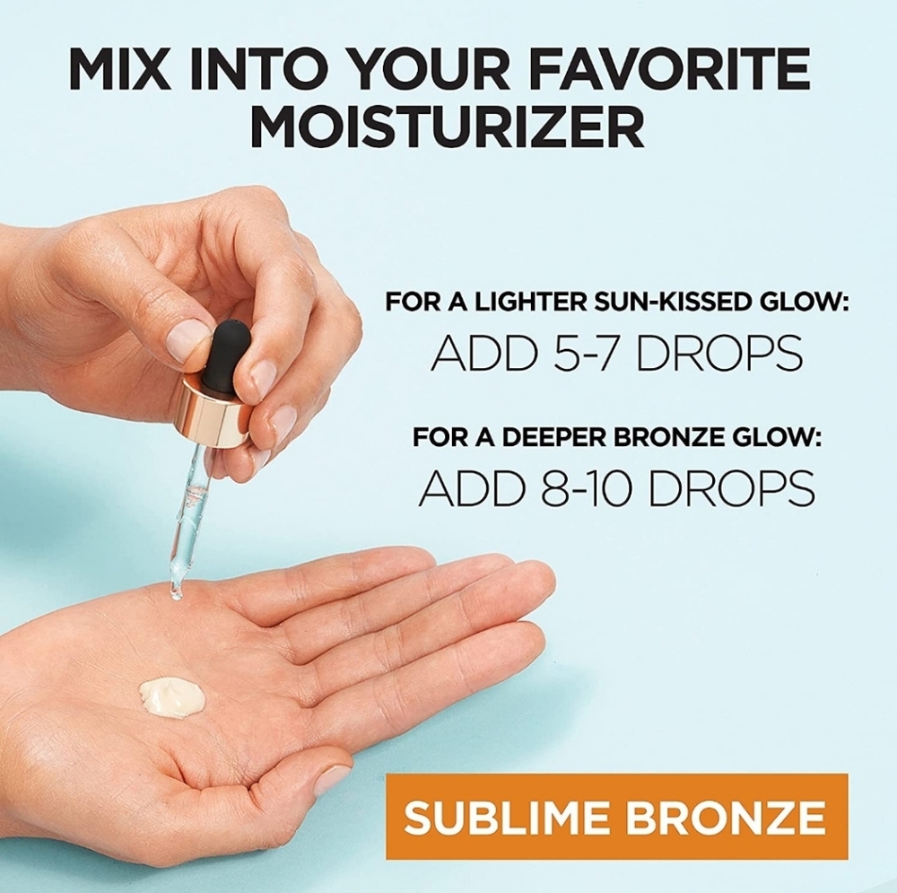 L'ORÉAL Sublime Bronze Self Tanning Facial Drops (New) - Picture 4 of 6